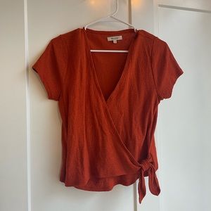 Madewell Wrap Top